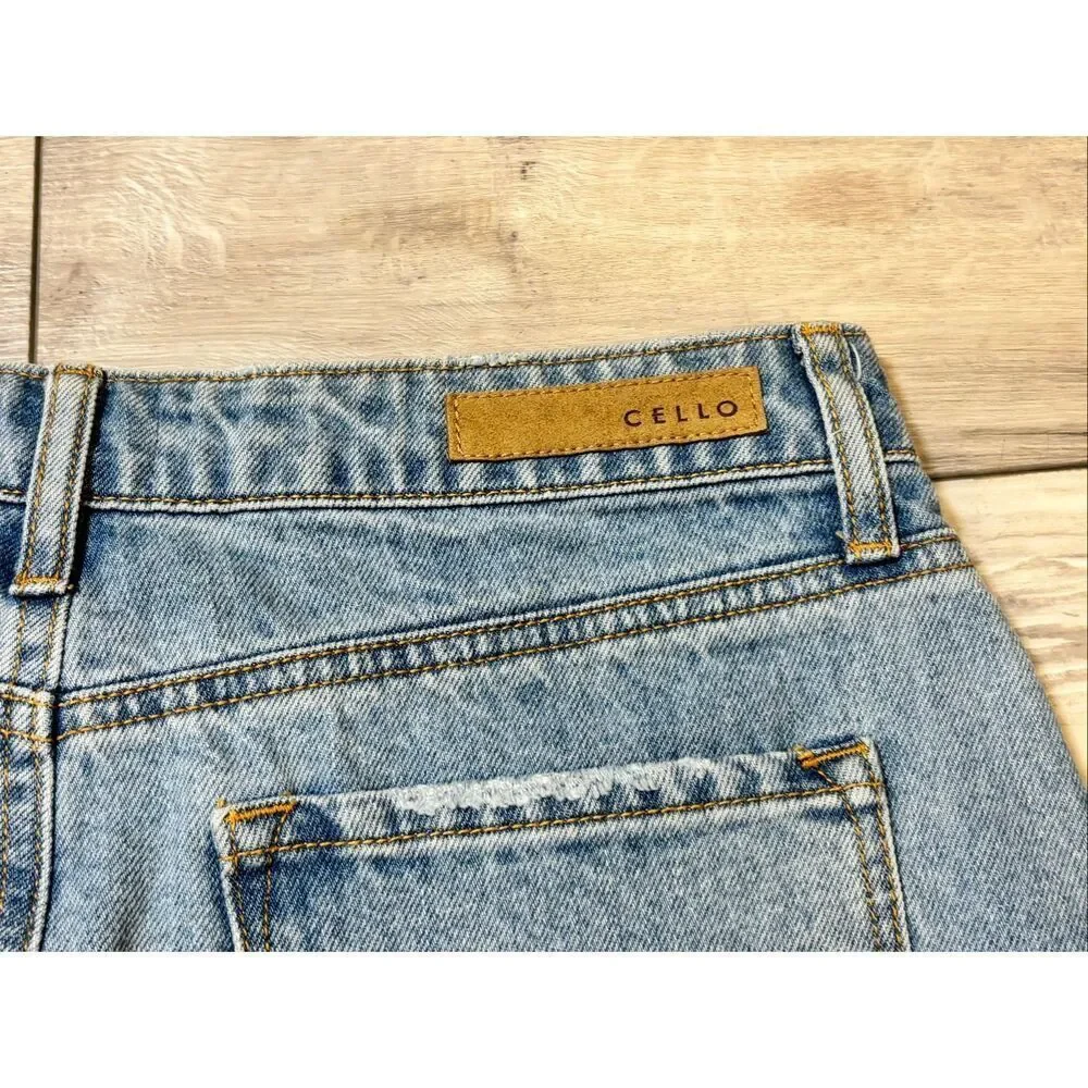 Cello ladies mini jean skirt size S